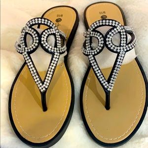 Super cute Bling sandals brand new